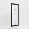 Effect wooden frame profile 2210 black 10x15 cm museum glass