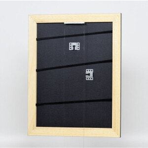 Effect solid wood frame Profile 30 black 10x15 cm Clear glass