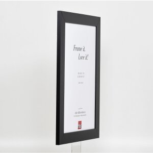 Effect solid wood frame Profile 30 black 10x15 cm Clear glass