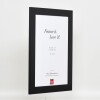 Effect solid wood frame Profile 30 black 10x15 cm Clear glass