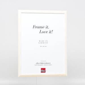 Effect Wooden Frame Profile 32 white 10x15 cm Museum Glass