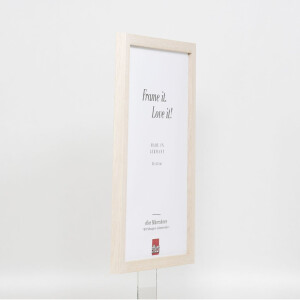 Effect Wooden Frame Profile 33 white 10x15 cm Museum Glass