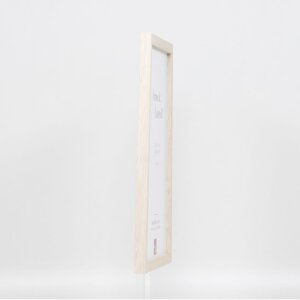 Effect Wooden Frame Profile 33 white 10x15 cm Museum Glass