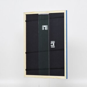 Effect Wooden Frame Profile 89 blue 10x15 cm Museum Glass