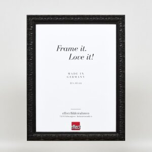 Effect wooden frame profile 94 black 10x15 cm normal glass