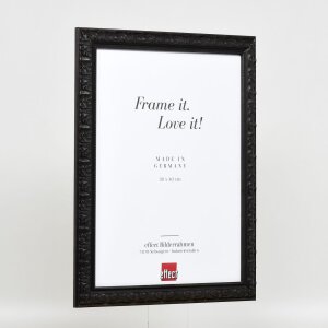 Effect wooden frame profile 94 black 10x15 cm normal glass