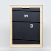 Effect wooden frame profile 94 black 10x15 cm normal glass