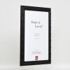 Effect wooden frame profile 94 black 10x15 cm normal glass