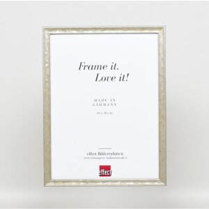 Effect wooden frame profile 2070 anti-reflective glass 10x15 cm silver