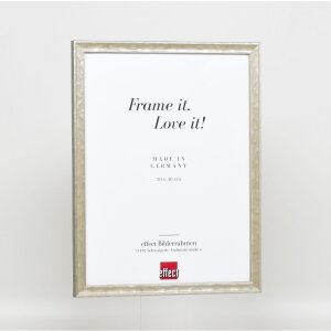 Effect wooden frame profile 2070 anti-reflective glass 10x15 cm silver