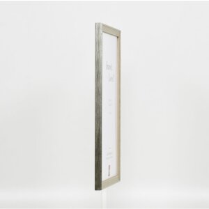 Effect wooden frame profile 2070 anti-reflective glass 10x15 cm silver