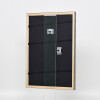 Effect wooden frame profile 2070 anti-reflective glass 10x15 cm silver