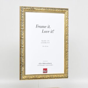 Effect wooden frame profile 94 gold 10x15 cm anti-reflective glass