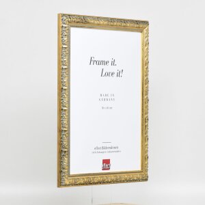 Effect wooden frame profile 94 gold 10x15 cm anti-reflective glass