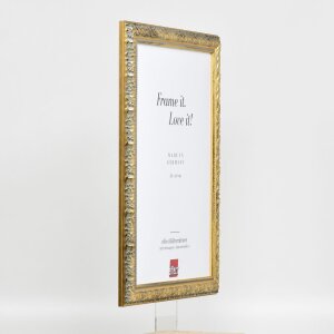 Effect wooden frame profile 94 gold 10x15 cm anti-reflective glass