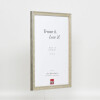 Effect Wooden Frame Profile 2070 Museum Glass 10x15 cm silver