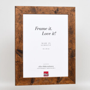 Effect Wooden Frame 2400 brown 10x15 cm Museum glass