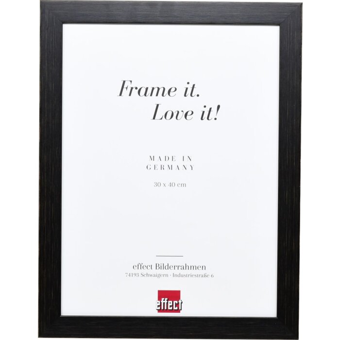 Effect Picture Frame 2319 black 10x15 cm Museum glass