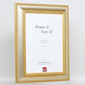 Effect Baroque Picture Frame Profile 31 silver 10x15 cm Clear glass