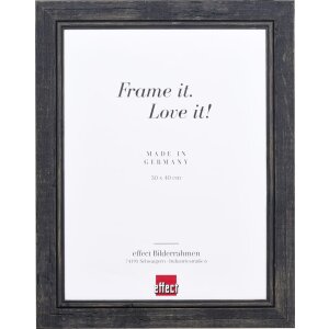 Effect Solid Wood Picture Frame 2240 black 10x15 cm...