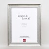 Effect solid wood frame profile 28 silver 10x15 cm Clear glass