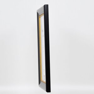 Effect wooden frame profile 95 black 10x15 cm Anti-reflective glass