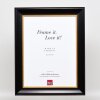 Effect wooden frame profile 95 black 10x15 cm Anti-reflective glass