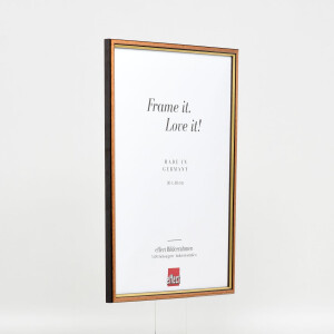 Effect wooden frame profile 23 light brown 10,5x14,8 cm Clear glass