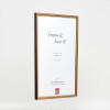 Effect wooden frame profile 23 light brown 10,5x14,8 cm Clear glass