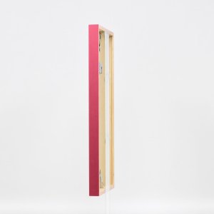 Effect wooden frame profile 35 red 10,5x14,8 cm normal glass