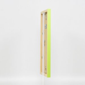 Wooden frame Top Cube 10,5x14,8 cm green normal glass