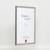 Effect solid wood frame Profile 25 grey 10,5x14,8 cm Clear glass