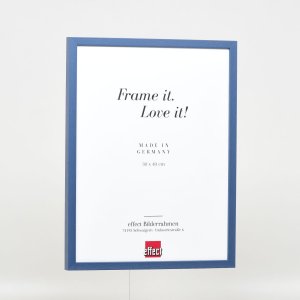 Effect wooden frame profile 35 blue 10,5x14,8 cm anti-reflex glass