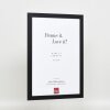 Effect wooden frame profile 2210 black 10,5x14,8 cm acrylic glass