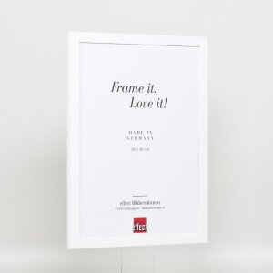 Effect wooden frame profile 2210 white 10,5x14,8 cm acrylic glass