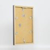 Wooden frame Top Cube 10,5x14,8 cm platinum normal glass