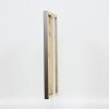 Wooden frame Top Cube 10,5x14,8 cm platinum normal glass