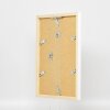 Wooden frame Top Cube 10,5x14,8 cm white Anti-reflective glass