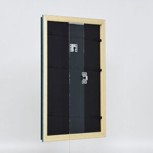 Effect Wooden Frame Profile 21 blue 10,5x14,8 cm Normal Glass