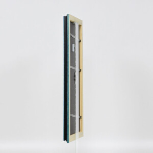 Effect Wooden Frame Profile 21 blue 10,5x14,8 cm Normal Glass