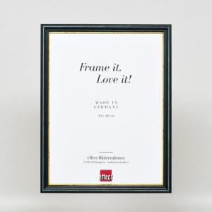 Effect Wooden Frame Profile 21 blue 10,5x14,8 cm Normal Glass