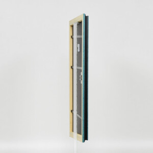 Effect Wooden Frame Profile 21 blue 10,5x14,8 cm Normal Glass