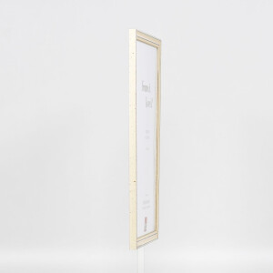 Effect wooden frame Profile 38 white 10.5x14.8 cm anti-reflective glass