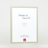 Effect wooden frame profile 35 green 10,5x14,8 cm acrylic glass