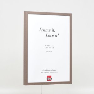 Effect wooden frame profile 35 brown 10,5x14,8 cm acrylic glass