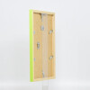 Wooden frame Top Cube 10,5x14,8 cm green acrylic glass