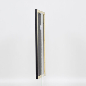 Effect wooden frame profile 2210 black 10,5x14,8 cm museum glass