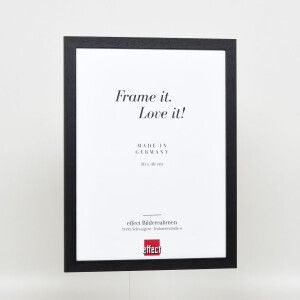 Effect wooden frame profile 2210 black 10,5x14,8 cm museum glass