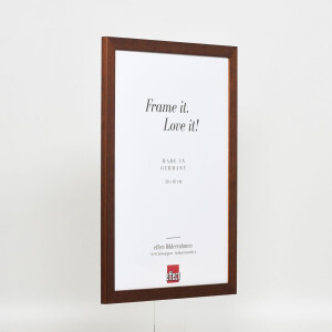 Effect wooden frame profile 2210 dark brown 10,5x14,8 cm museum glass