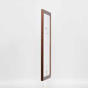 Effect wooden frame profile 2210 dark brown 10,5x14,8 cm museum glass